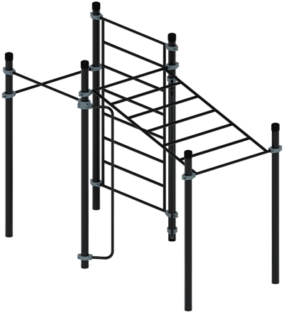 Воркаут ЛОВ 108 серый ВТ 102.12-03, фото 4