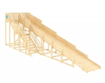 Зимняя горка Snow Fox (скат 10 м) без окраски Зимняя горка Snow Fox (скат 10 м) без окраски