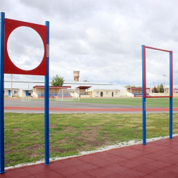 Мишень на стойках квадратная для инвалидов для нормативов ГТО S66 IronKing, фото 3