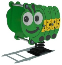 Качалка на пружине Гусеничка КНП-095 для детской площадки