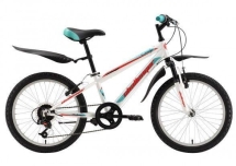 Велосипед Challenger Candy бело-зеленый Велосипед Challenger Candy бело-зеленый