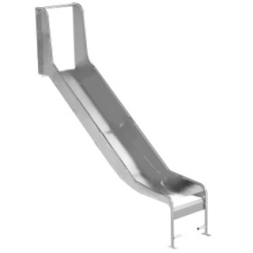 Горка из нержавеющей стали размером 1900x490 мм, фото 1