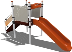 Горка детская Зефир Vector ГР001.00.10 для игровой площадки 3-7 лет, фото 1 Горка детская Зефир Vector ГР001.00.10 для игровой площадки 3-7 лет, фото 1