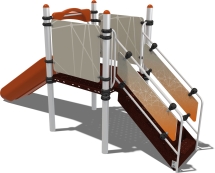 Горка детская Зефир Vector ГР001.00.10 для игровой площадки 3-7 лет Горка детская Зефир Vector ГР001.00.10 для игровой площадки 3-7 лет