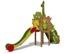 Горка Царевна-лягушка 08015 H=1500 для детской площадки, фото 1 Горка Царевна-лягушка 08015 H=1500 для детской площадки, фото 1