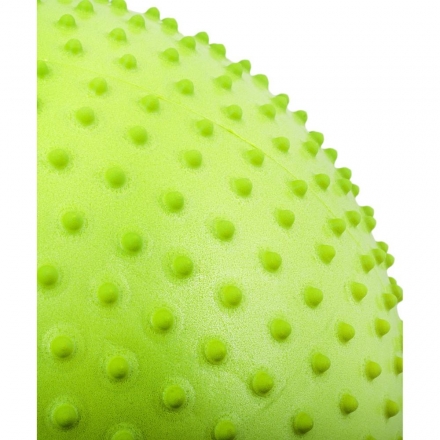 Мяч гимнастический массажный GB-301 (55 см, зеленый, антивзрыв), фото 3