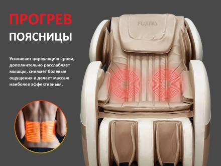 Массажное кресло FUJIMO QI F633 Business Edition Шампань, фото 4