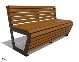 Скамейка уличная Клин, Сосна 1,8 м, фото 4 Скамейка уличная Клин, Сосна 1,8 м, фото 4