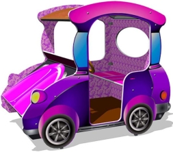 Игровой макет Машинка-Жук ИМ050 для детских площадок, фото 1 Игровой макет Машинка-Жук ИМ050 для детских площадок, фото 1