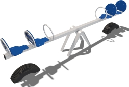 Качели-балансир 4х местные Квартет Fairytale КЧ003.00.2 для детской площадки, фото 1