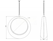 Качели подвесные Люмус с подсветкой, белая подсветка Качели подвесные Люмус с подсветкой, белая подсветка