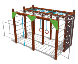 Спортивный комплекс ВСТ 8057 для уличной площадки, фото 1