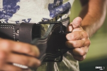 Пояс для пауэрлифтинга 100 мм, со скобой, трехслойный