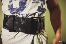 Пояс для пауэрлифтинга 100 мм, со скобой, трехслойный