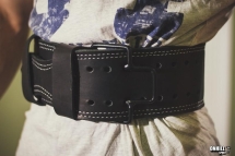 Пояс для пауэрлифтинга 100 мм, со скобой, трехслойный