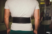 Пояс для пауэрлифтинга 100 мм, со скобой, трехслойный