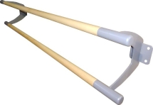 Станок  хореографический  ZSO PREMIUM пристенный, двухрядный 2 м, перекладина D-40 мм Береза