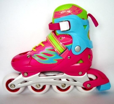 Коньки роликовые на металлической основе CS-261 S (30-33), фото 1