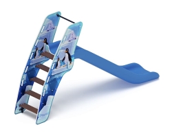 Горка пластиковая - ИО 42.01.01-01 - (голубой скат) Н-1200 (Снежная королева), фото 2