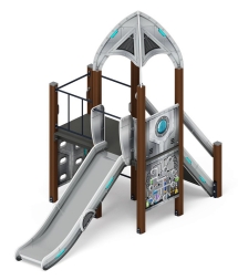 Космопорт (Серый) - ДИК 2.14.08-01 - Игровой комплекс H=1200, фото 4