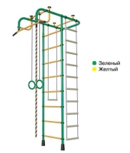 Детский спортивный комплекс Пионер А зелёно/жёлтый