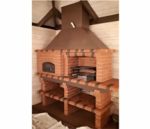 Печь Аристократ 760 Радиальный кирпич коричневый 