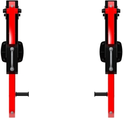 Приседания (красный) - Уличный тренажер - СТ 025-11.П, фото 5