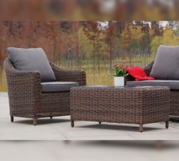 Зона 11 Кон Панна лаунж-зона из искусственного ротанга, цвет коричневый, фото 12