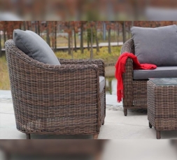 Зона 11 Кон Панна лаунж-зона из искусственного ротанга, цвет коричневый, фото 13