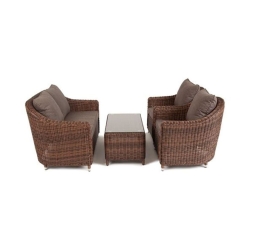 Зона 11 Кон Панна лаунж-зона из искусственного ротанга, цвет коричневый, фото 3