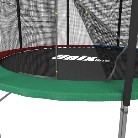 Батут Unix line Simple 8 ft Color (inside) с защитной сеткой, фото 5