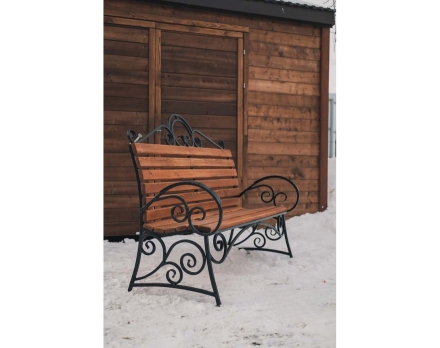 Скамейка TORUDA кованая «Франция» 2 м, фото 2