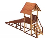 Зимняя деревянная горка TORUDA Север-5 (скат 5 м)