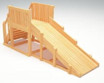 Зимняя деревянная горка “Зима wood” – 1