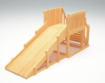 Зимняя деревянная горка “Зима wood” – 1
