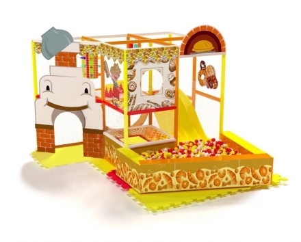 Детский игровой лабиринт «Печка» 12,25м² (3,5*3,5*2,5м), фото 1