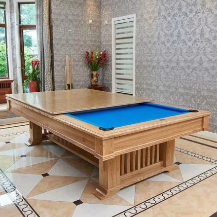 БИЛЬЯРДНЫЙ СТОЛ &quot;ГОЛИЦИН&quot;ХАЙ-ТЕК STYLE- 9 ФУТОВ ДУБ ПУЛ, фото 1