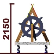 Беседка на пружинах Плот 06022 для детской площадки Беседка на пружинах Плот 06022 для детской площадки