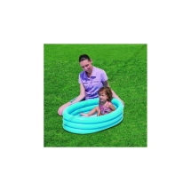 Бассейн овальный, бортик - 3 кольца, 91х66х25 см (51034B)