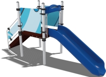 Горка детская Зефир Fairytale ГР001.00.2 для игровой площадки 3-7 лет Горка детская Зефир Fairytale ГР001.00.2 для игровой площадки 3-7 лет