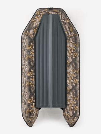 Лодка моторная килевая Тайга 350 НДНД камуфляж, фото 3