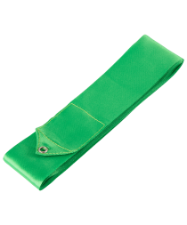 Лента для художественной гимнастики AGR-201 4м, с палочкой 46 см, зеленый, фото 2