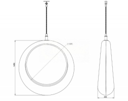 Качели подвесные Люмус с подсветкой, подсветка RGB/W, фото 3 Качели подвесные Люмус с подсветкой, подсветка RGB/W, фото 3