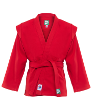 Куртка для самбо JS-303, красная, р.2/150