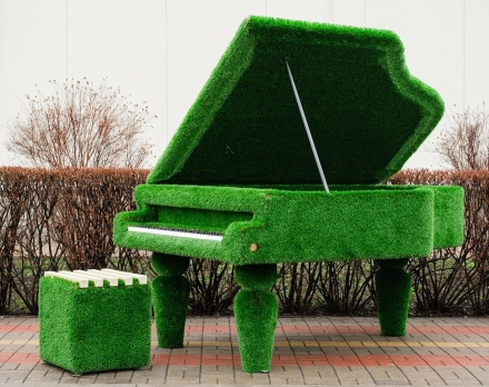 Топиари рояль с логотипом Без пуфа- газон Deluxe, фото 6