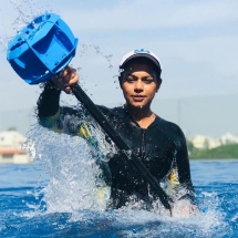 Акваштанга Hydrorevolution Aquastrength Barbell HR\ASBBB-CP\00-00-00 среднее сопротивление, 90 см, синий