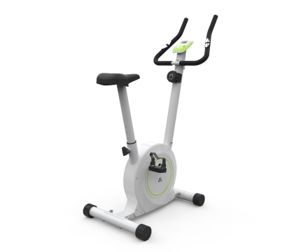 Велотренажер DFC B504B магнитный (белый корпус, зеленая полоса), фото 1