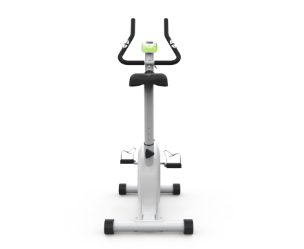 Велотренажер DFC B504B магнитный (белый корпус, зеленая полоса), фото 4