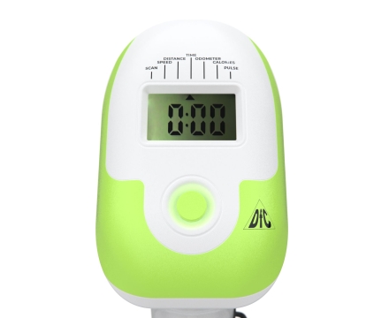 Велотренажер DFC B504B магнитный (белый корпус, зеленая полоса), фото 6