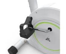 Велотренажер DFC B504B магнитный (белый корпус, зеленая полоса)